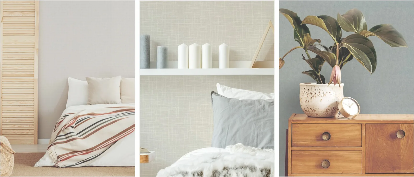 Soft Beige Wallpaper by Graham Brown Collection